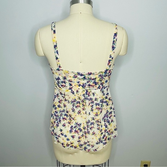 Express Floral Baby-Doll Style Flowy Tank Top- Size M - Picture 3 of 4